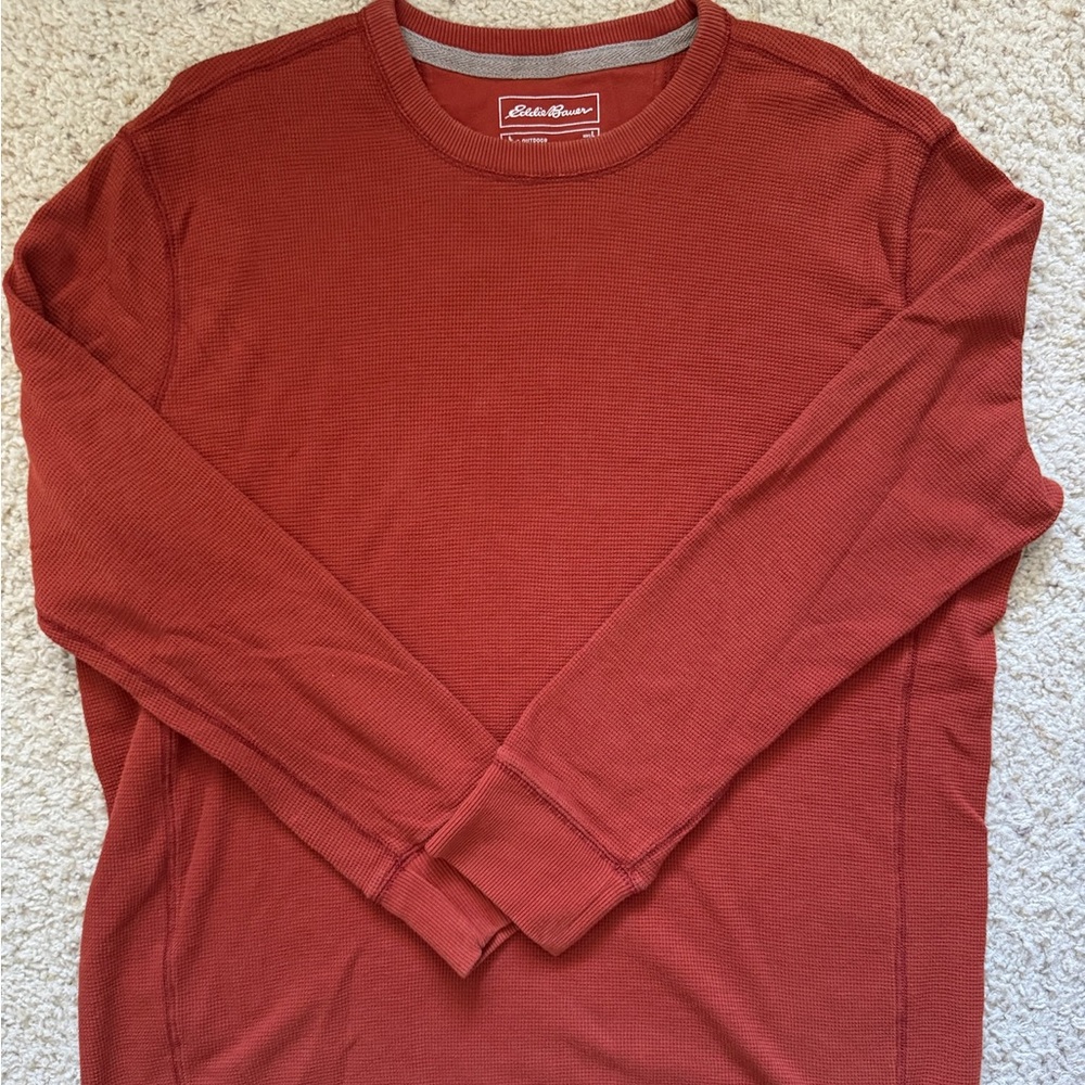 Eddie Bauer Waffle Knit Thermal Long Sleeve